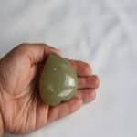 سنگ یشم تامبلر سبز تیره 95 گرمی