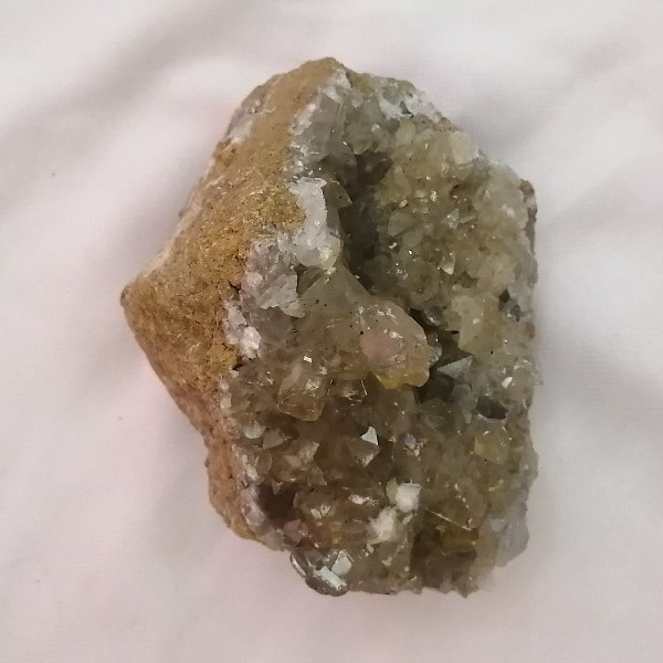 سنگ سلستین عسلی دکوری 840 گرم
