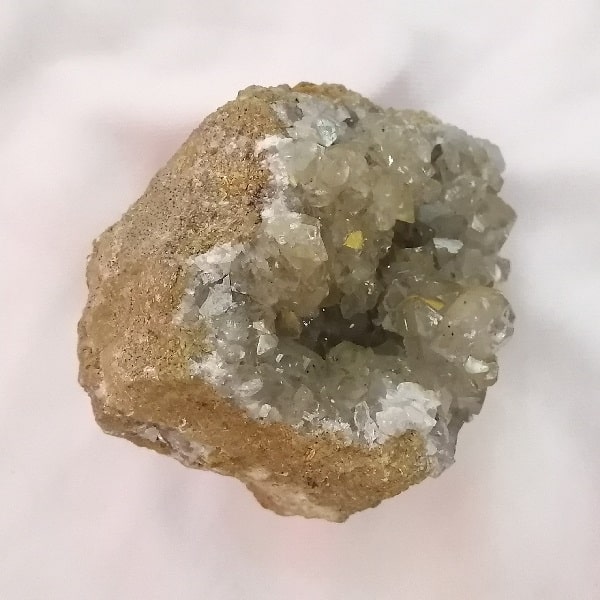 سنگ سلستین عسلی دکوری 840 گرم