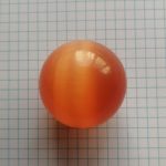 سنگ چشم گربه سلنایت نارنجی 85 گرم