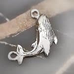 گردن آویز و آویز دستبند نقره 925 طرح وال 1 گرم